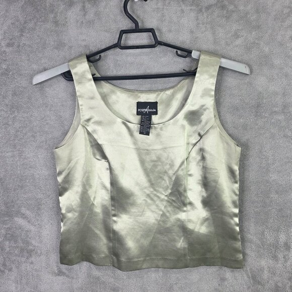 Womens 2 Piece Positive Attitude Green Jacket & Tank Set Bow Accent Sleeves 12 - Picture 7 of 10